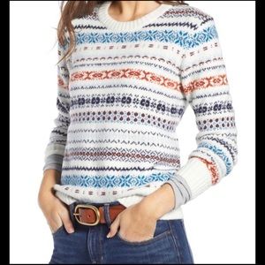 Treasure & Bond Fair Isle Sweater Medium